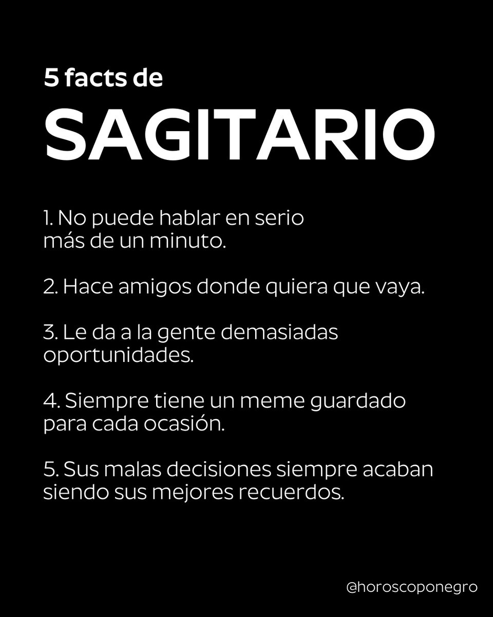 sagitario_hn's tweet photo. 5 curiosidades sobre Sagitario ✨🔮 https://t.co/yPHQ2D4rmr