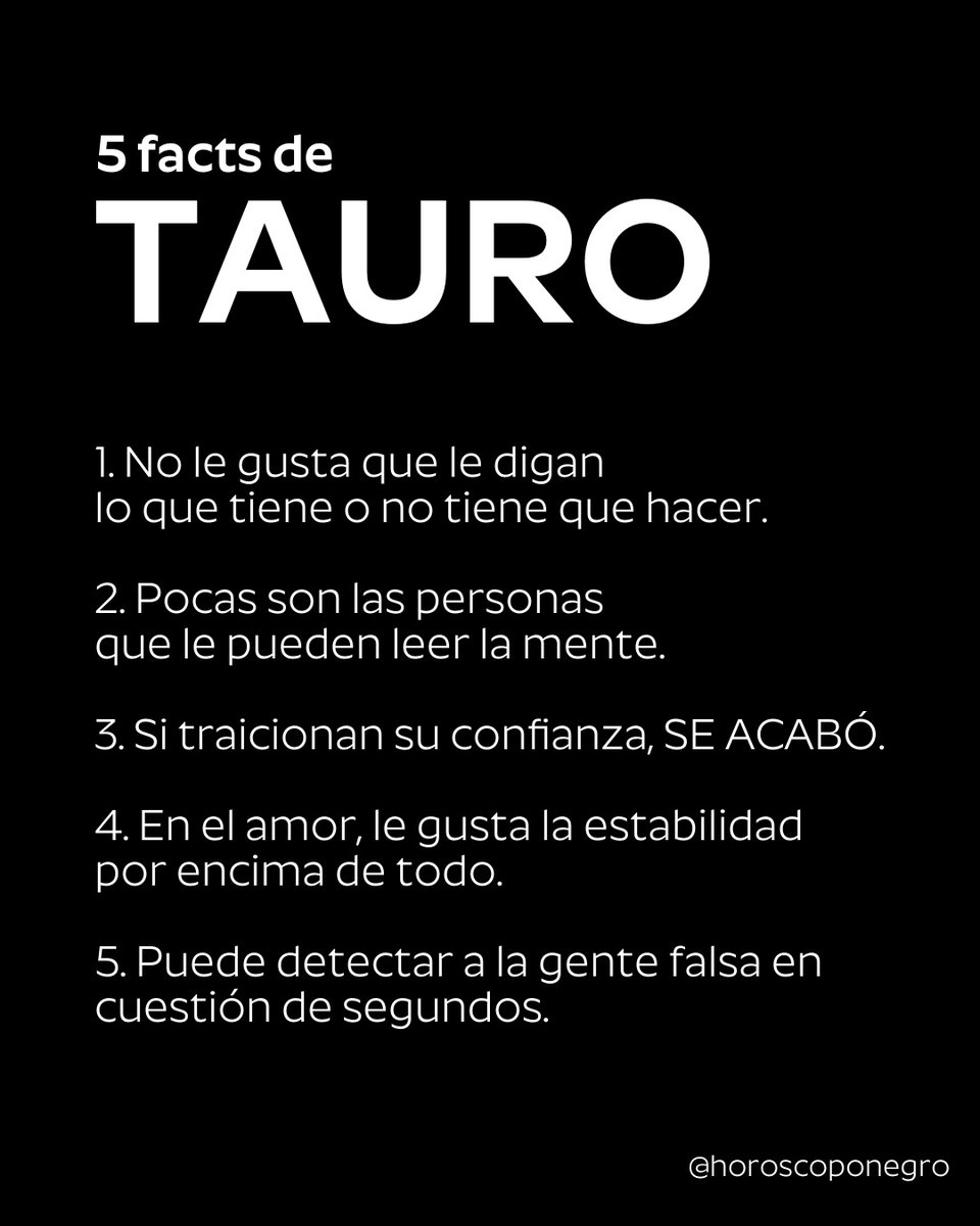 tauro_hn's tweet photo. 5 curiosidades sobre Tauro ✨🔮 https://t.co/7M65mFJ6Xk