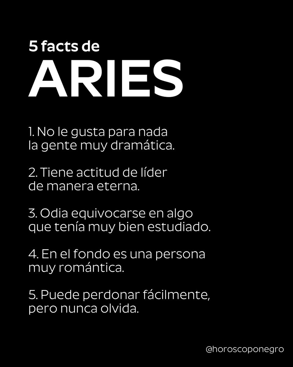 aries_hn's tweet photo. 5 curiosidades sobre Aries ✨🔮 https://t.co/0r7AeBkJho