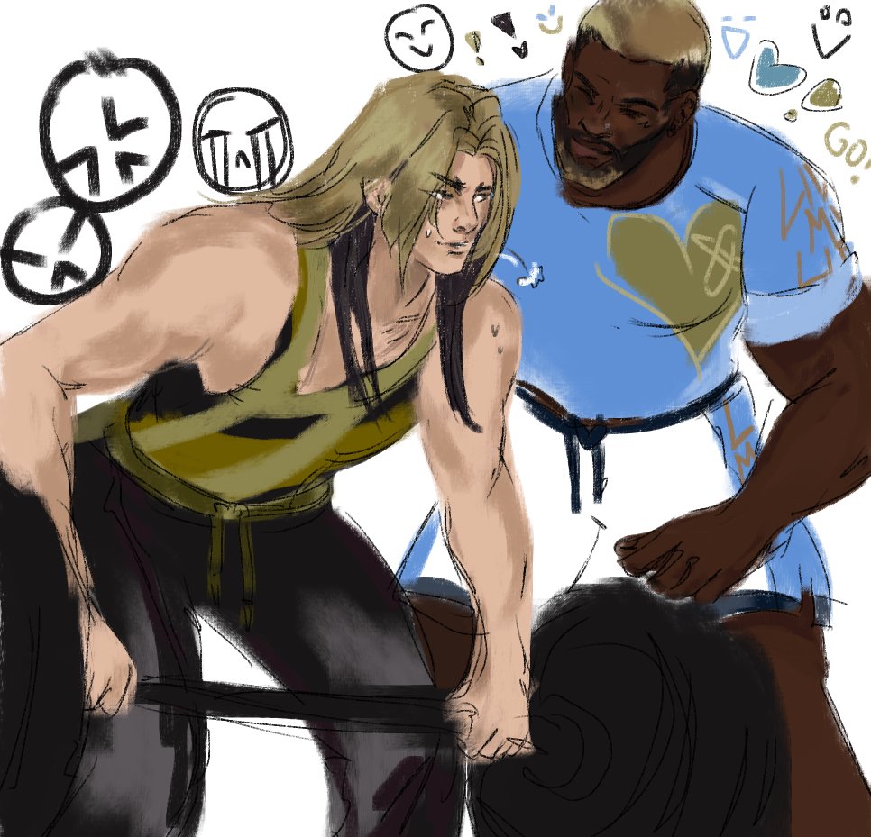 ThatoneQueen3's tweet photo. Training partners #yosante #heartsteelfanart https://t.co/w2fOfCPCFP