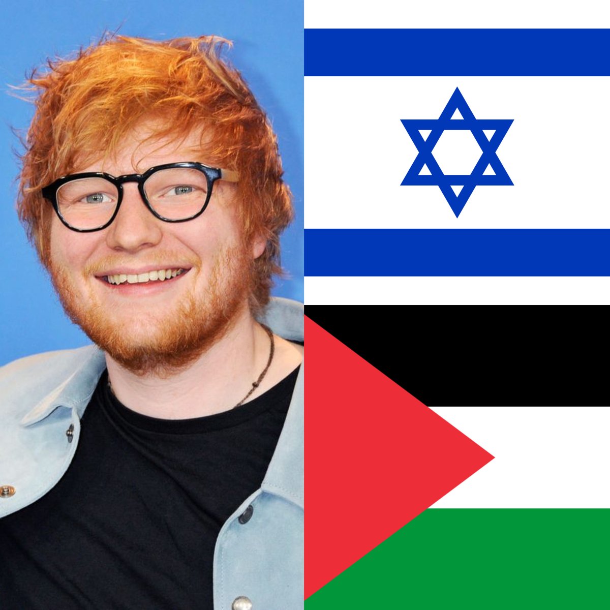 updatecharts's tweet photo. Após Ed Sheeran afirmar que não se posiciona publicamente sobre o conflito entre Israel e Palestina por entender que quem vai aos seus shows não espera encontrar um fórum político, fãs resgatam uma foto do cantor se posicionando sobre a guerra na Ucrânia durante um show. https://t.co/YtgDRBMHEo