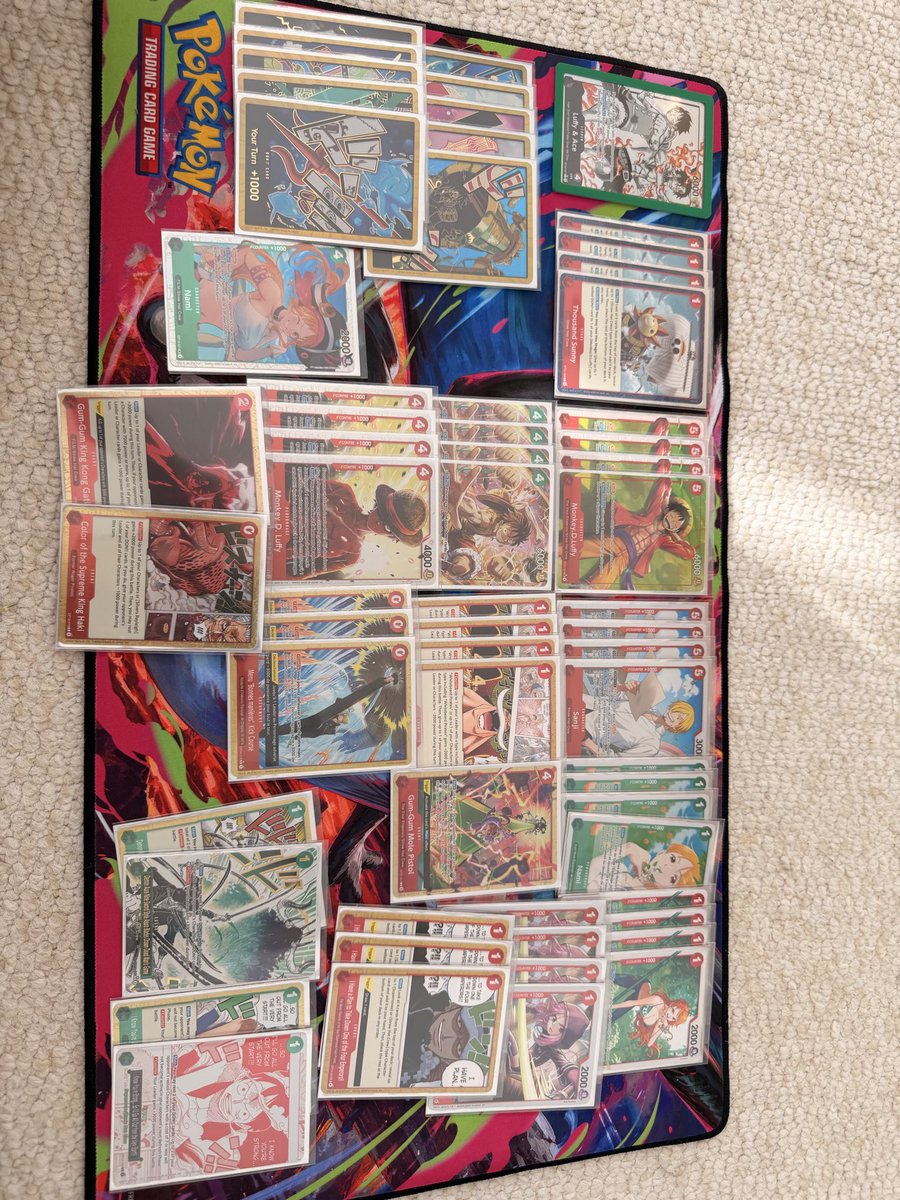 jessehaninJLC's tweet photo. 🏴‍☠️ Sept 12 — Top 4v4 Nîmes vs Montpellier in One Piece Card Game.
After my 3 teammates fell, I had to face the 3 remaining Montpellier players alone.
4-0. I defeated all 4 players. 🔥
Proud to avenge my team and defend Nîmes. 🐊
A team victory, even if I finished the fight alone https://t.co/gRKn1VJESH