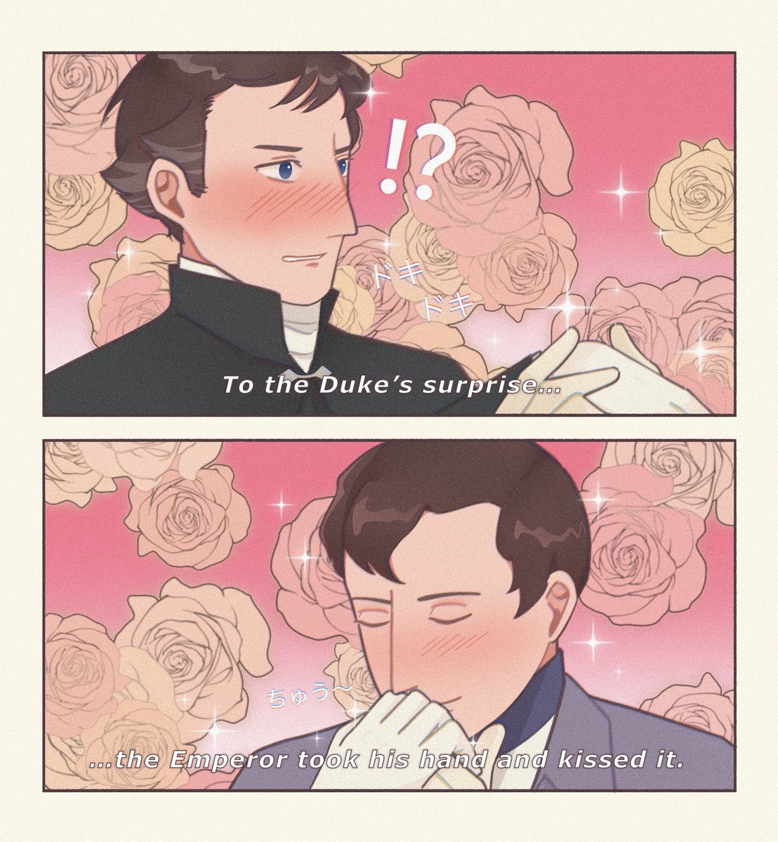 earlgreyuo's tweet photo. #napolington but they're in a shoujo anime ?🌹✨️ https://t.co/8usBKPi8tb