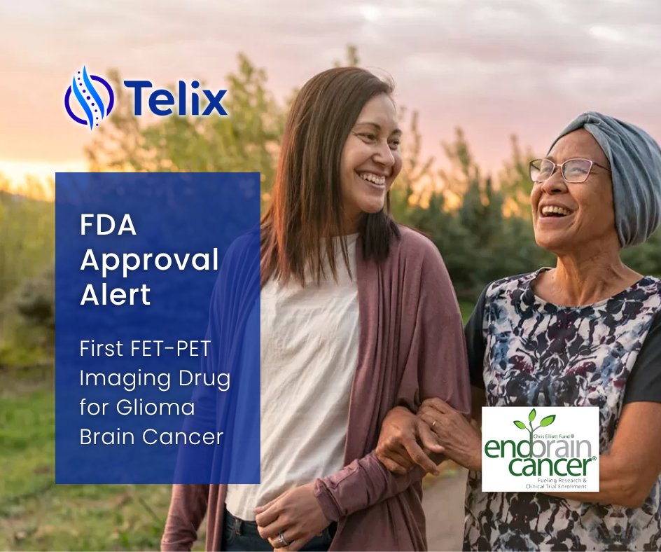 EndBrainCancer's tweet photo. Telix announced that the U.S. FDA has approved its New Drug Application (NDA) for Pixclara®, an amino acid positron emission tomography (PET) drug for imaging gliomas (brain cancer).
Learn more: https://t.co/42f7Vxlimx
#EndBrainCancer #Telix #Pixclara #Glioma #BrainCancer https://t.co/FKeKVaTd1B