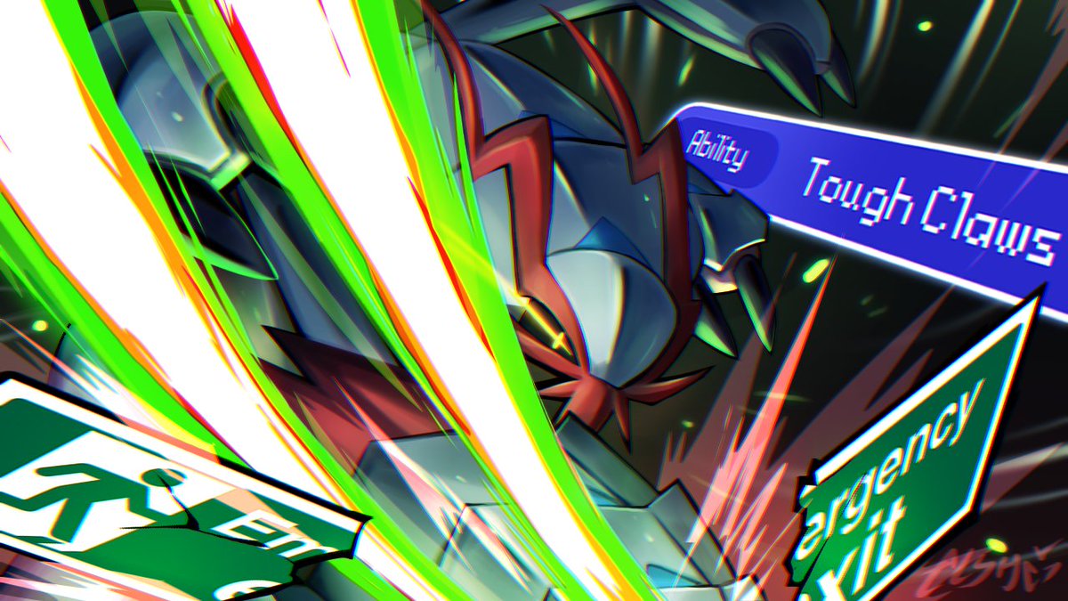 ACStarhorse's tweet photo. Fanart of @Matropical 's Mega Golisopod, Sundowner

#pokemonㅤㅤㅤ 
#Pokemonartㅤ 
#PokemonChampions https://t.co/Zr0kJy7NyZ