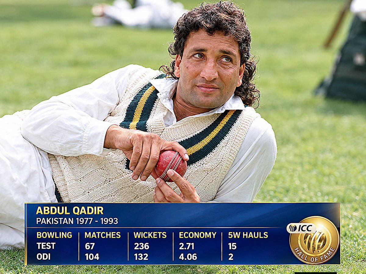 atsillypoint's tweet photo. Today would have been Abdul Qadir's 71st birthday. Seven years ago, we lost him just nine days short of reaching his 64th. Imran Khan said his statistics did not do justice to his genius, while Graham Gooch, who rated him even finer than Shane Warne, called him the master of his era. The world remembers the wickets, but today's the day to remember the man behind them. Happy birthday, Abdul Qadir.

Start with the decade he was playing in, because that is where Qadir's greatness becomes properly difficult to understand. The 1980s belonged to four-pronged pace attacks, while wrist-spin was close to extinct as a front-line weapon. Finger spinners could hold an end and give the quicks a rest, but Qadir was there to attack. In the 1987 series against England, he took 30 wickets in three Tests, including 9 for 56 and 13 for 101 at Lahore, turning leg-spin into Pakistan's main weapon in a way few others could.

Then comes the part that tells you how seriously the people around him regarded his talent. Imran Khan later said Qadir's statistics did not do justice to his genius and believed that, with modern DRS, he could have taken as many wickets as Shane Warne. You can argue about the exact comparison, but the point behind it is difficult to miss. Imran had watched Qadir at close quarters, and he believed the record book had understated what he was capable of. The numbers were already extraordinary, but the people who faced him saw something beyond them.

Now the part that connects Qadir to the next great chapter of leg-spin. When Shane Warne came to Pakistan in 1994 on his first tour, he went to Qadir's home in Lahore at Steve Waugh's suggestion to learn from him. Warne later said that anybody who bowled leg-spin in the eighties looked up to Qadir, calling him the main leg-spinner of that era. The man who would eventually take 708 Test wickets had gone to learn from the Pakistani magician who had helped keep the craft alive.

And that is why Abdul Qadir deserves to be remembered today. He was not simply a great Pakistan bowler, he was one of the men who kept leg-spin alive long enough for the next generation to inherit it.

Happy birthday, magician. Cricket has had many great spinners, but it only had one Abdul Qadir.