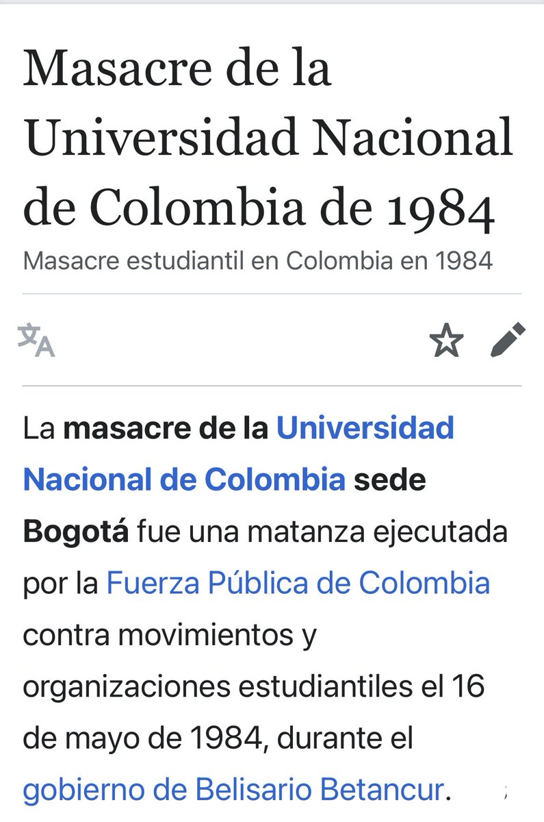 jcamiloreyess's tweet photo. Bebé, sucede que cuando la Fuerza Pública entra a las universidades, no les importa un pepino si eres o no delincuente. La persecución y la tortura va para TODXS, incluídos estudiantes, profesores, trabajadores, sin distinción.

Ya sucedió el 16 de mayo de 1984, y los delincuentes no se acabaron. Al contrario, se masacró, desapareció, torturó y capturó cientos de estudiantes, profesores y trabajadores que eran inocentes.

42 años después todavía hay capuchos, todavía hay protestas, y todavía hay familiar buscando sus hijos desaparecidos injustamente.