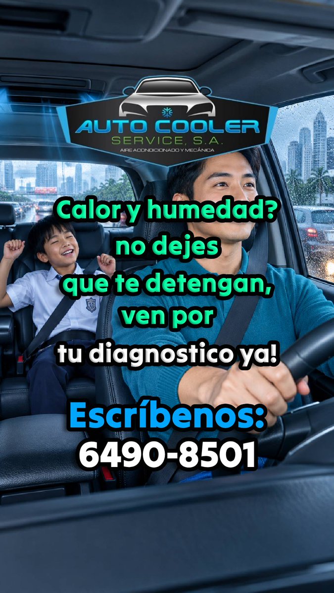 AutoCoolerPTY's tweet photo. Servicios de aire acondicionado de auto:

-Diagnóstico.
-Recarga de refrigerante.
-Reparación de fugas.
-Limpieza del sistema.
-Reparación de componentes eléctricos y mecánicos.

#Panamá #PTY #Autos #Hoy #Tendencia #Trending #Viral #ParaTi #Tecnologia #Actualidad #News #Breaking https://t.co/zVlxYUemV2