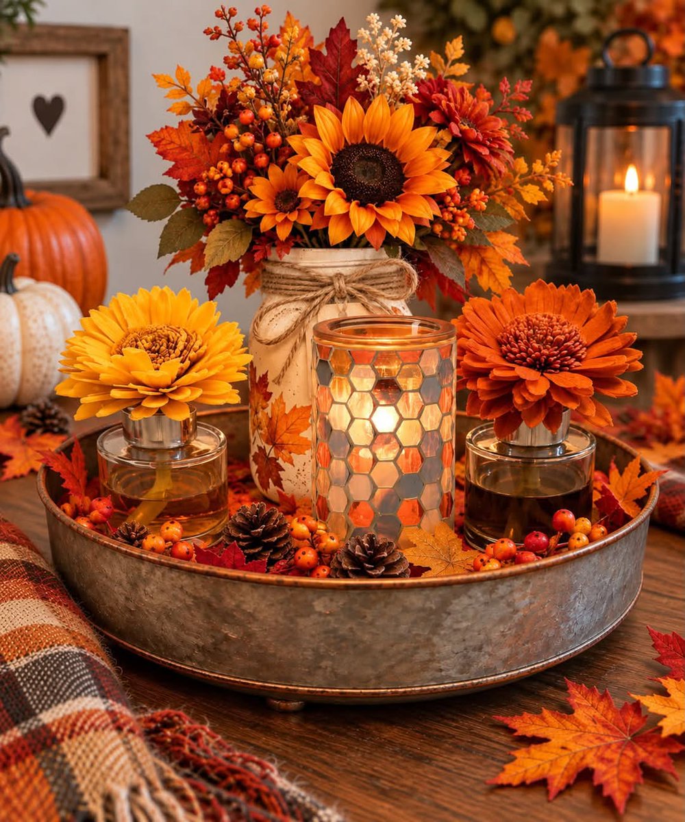 lisainsocal's tweet photo. π The Golden Oak Warmer is fall perfection π
Each piece of glass on the Golden Oak Warmer is individually stained using a watercolor-style technique, then hand-placed into its gorgeous honeycomb pattern.
https://t.co/uR3V6mn4ZZ
#fallingleaves #autumnmood https://t.co/RxfWlzju3b