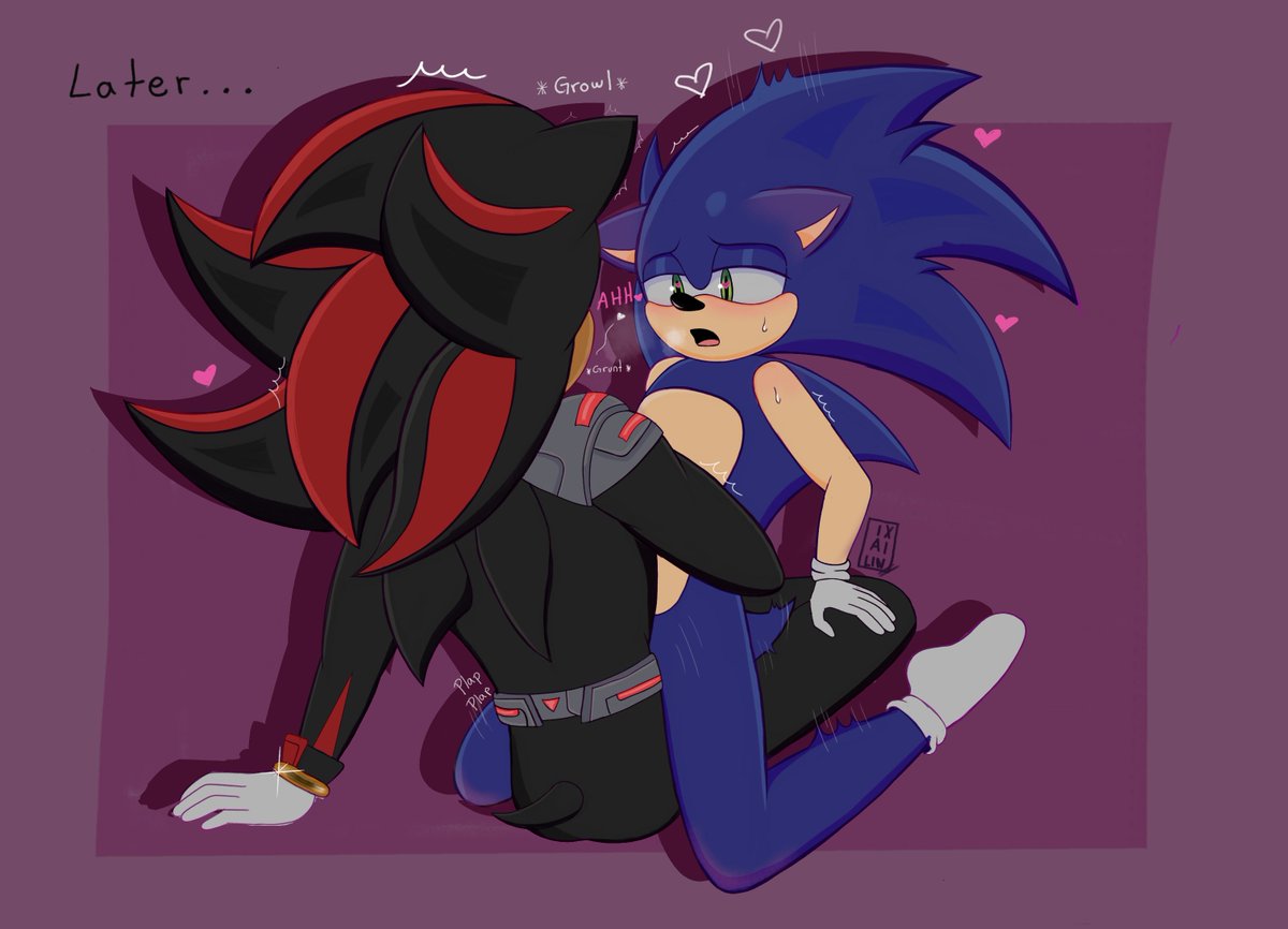 Ixailin's tweet photo. 🖤Sonic x Fortnite Shadow❤️
Drew some Sonadow smut
#Sonadow
#SonadowNSFW
#Shadonic https://t.co/z6v6g1ChC8