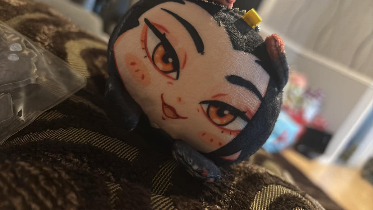 PAskew336's tweet photo. Cute little geto plushie I got from @romiiarts shop ^^ 

LOOK HOW CUTE HE IS!!

#plush #plushie #suguru #geto #cute https://t.co/U9Z1jOOOhO