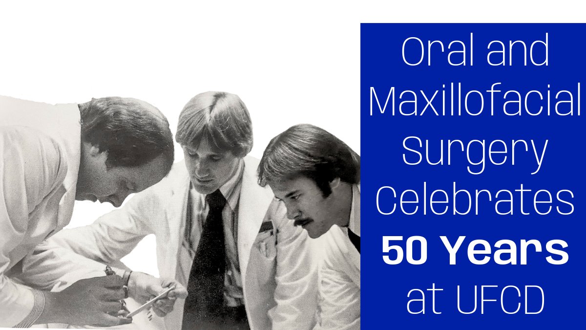 UFDentistry's tweet photo. This summer, the UF College of Dentistry’s Department of Oral and Maxillofacial Surgery celebrated 50 years of excellence in patient care, education and surgical innovation. https://t.co/K2ZW3Nvt8Y