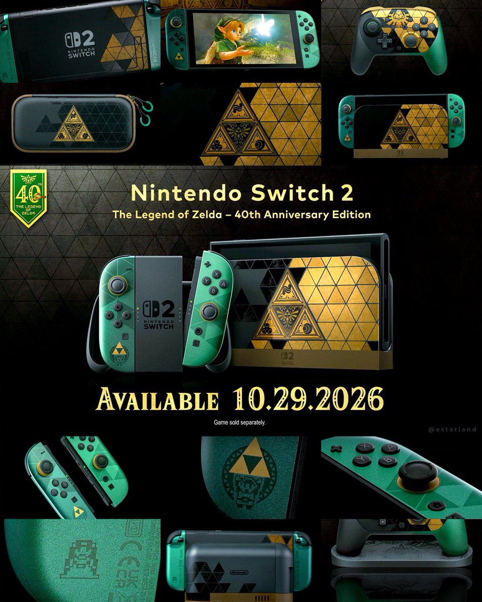 TrialByAzar's tweet photo. Not saying anything until it’s physically in my hands because I refuse to anger the Nintendo gods…

…but I think I just secured the Switch 2 Zelda 40th Anniversary Edition. https://t.co/UJQ9maQ5S0