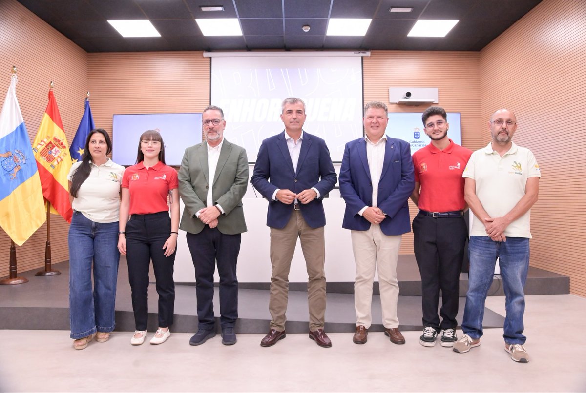 MDominguez_Glez's tweet photo. El talento de la FP canaria viajará hasta Shanghái para participar en la competición WorldSkills. ¡Muchísima suerte! ¡Son todo un orgullo! 💪💪

#FP #WorldSkills #TalentoCanario https://t.co/ay7rzaDIU5