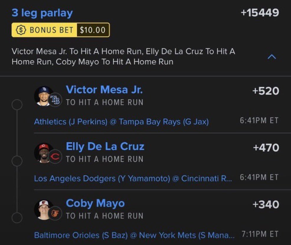 PropHunter33's tweet photo. 💎MLB HOME RUNS💎

😈Twitch Community Lay

DISCORD LINK 🔗 IN BIO IF YOU WANT ACCESS TO ALL MY BEST PLAYS !

https://t.co/UticGV6Usg

#NBA 🏀 | #WNBA | #CBB 🏀 | #NFL 🏈 #PrizePicks 🔐 | #PROPS | #POTD 📋 | #Picks | #MLB ⚾ | #Gambling𝕏 | #Parlay @Playbook https://t.co/ORvzRtzzuc