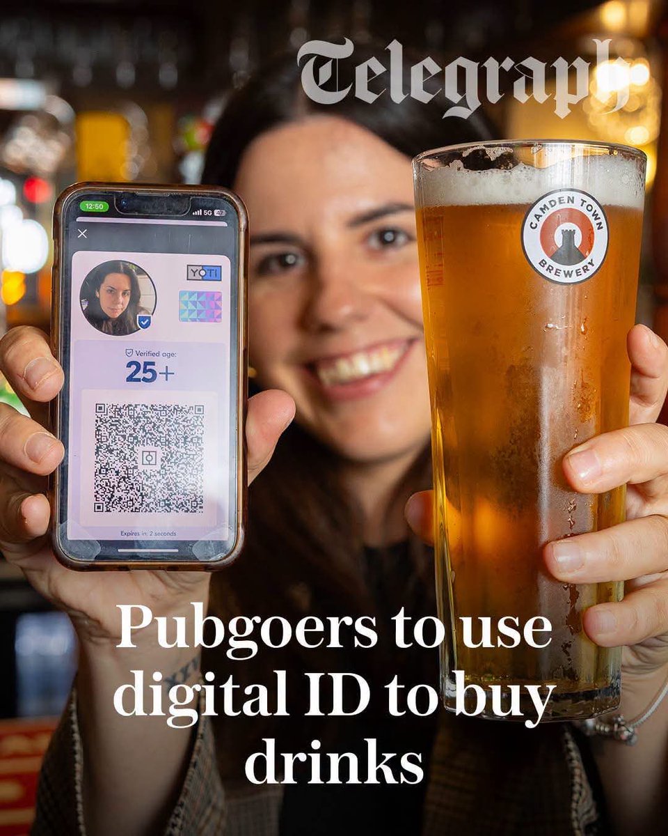 ABridgen's tweet photo. Oh Cheers !
The Telegraph are actually as bad as the rest of the MSM. 
All this despite unelected PM Andy Burnham promising to ditch Starmer’s plans for Digital ID https://t.co/ZMtfYC5zye