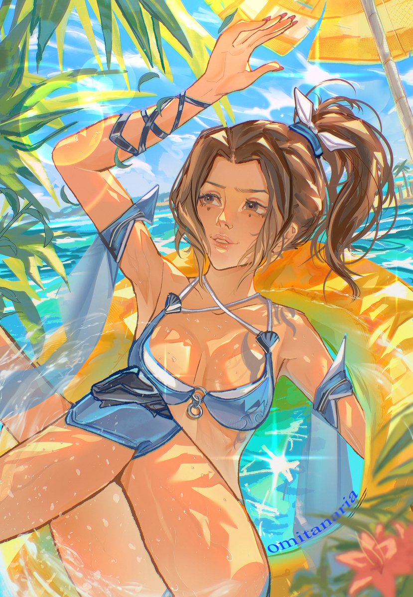 omitanaria's tweet photo. anran from #overwatch on her summer vacation ♡ https://t.co/nAzYYLljD5