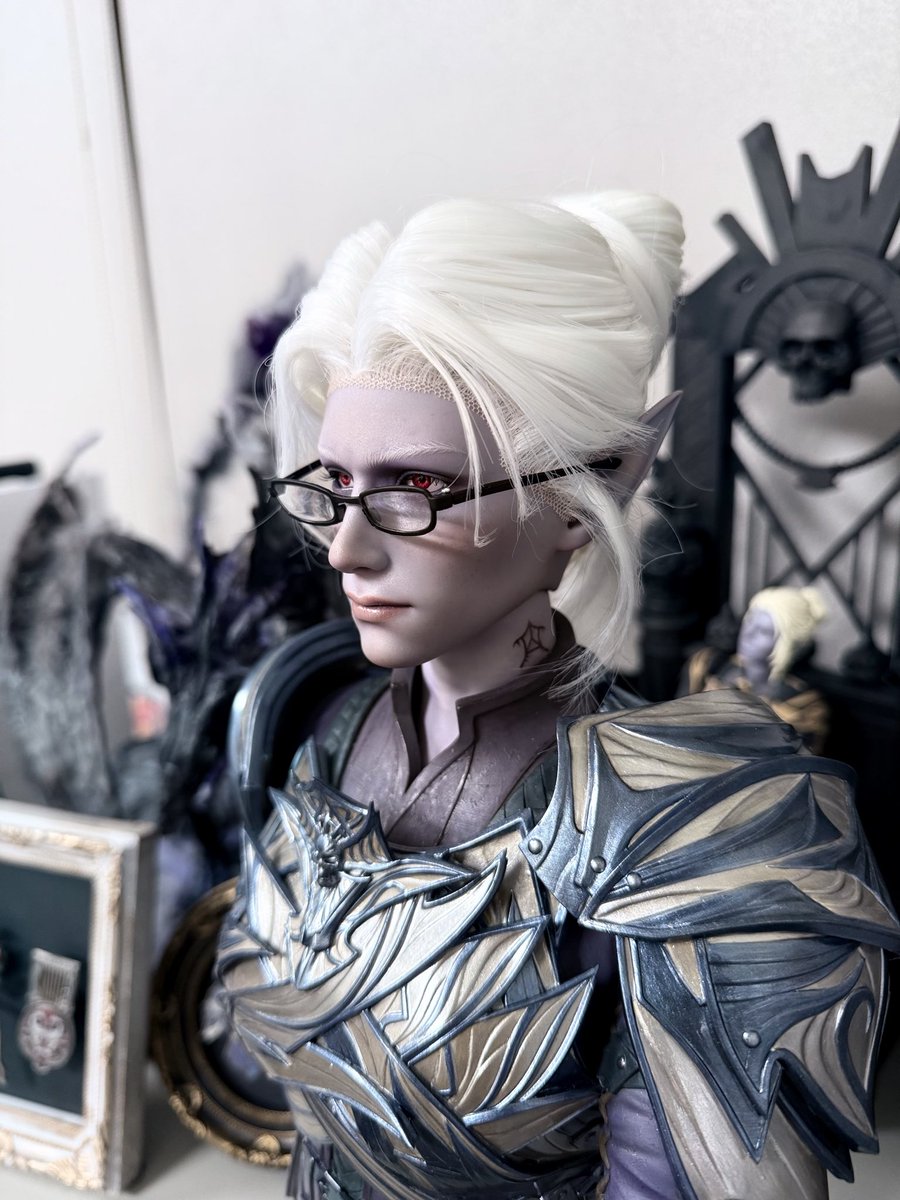 ChihAnnie's tweet photo. When you realize you need to study for 50 years just to graduate.

#Minthara 
#BaldurGate3
#BJD https://t.co/qhXq71IfTX