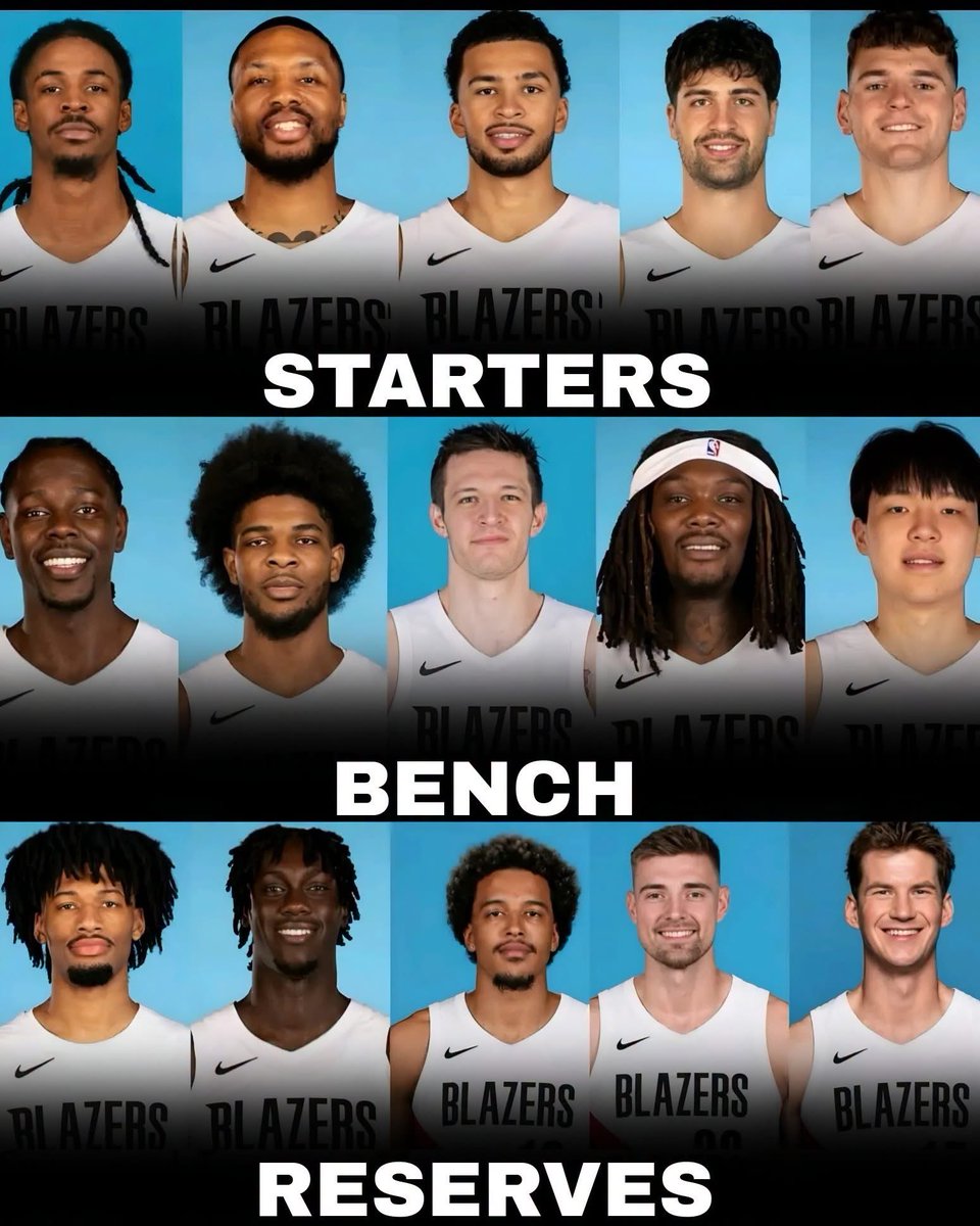 shaesharpeshow's tweet photo. Best team the Blazers have had since ___?

🤔🤔🤔 https://t.co/Vvxt36GjDR