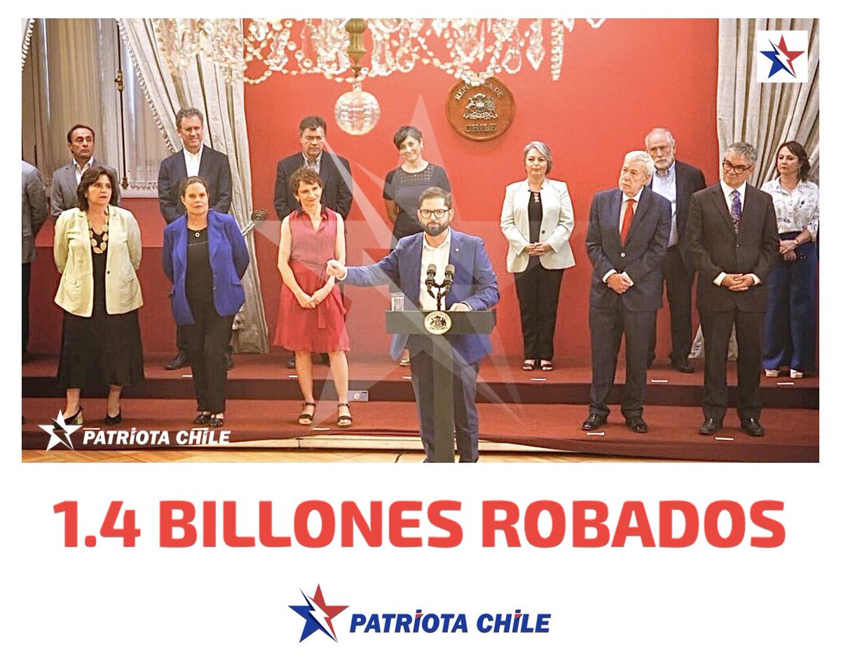 Soubirous_33's tweet photo. 🔴 URGENTE | Un fracasado estudiante de leyes, con Graves problemas académicos y Cognitivos, con ficha Psiquiátrica, y junto a un MUY DEFICIENTE equipo de Ministros. Se R0BAR0N: 1.4 BILLONES. RT #BoricDebeResponderConCárcel https://t.co/X51oxIgJk0