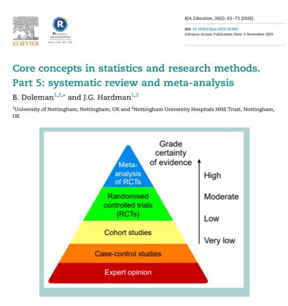 sedar_es's tweet photo. #DocenciaSEDAR 📚📊 | Artículo de interés

Utilizamos con frecuencia las revisiones sistemáticas y los metaanálisis para interpretar la evidencia científica, pero… ¿sabemos realmente cómo interpretarlos?

👉 Descubre el artículo completo: https://t.co/VhIl5spZks https://t.co/RK986f3Vc2