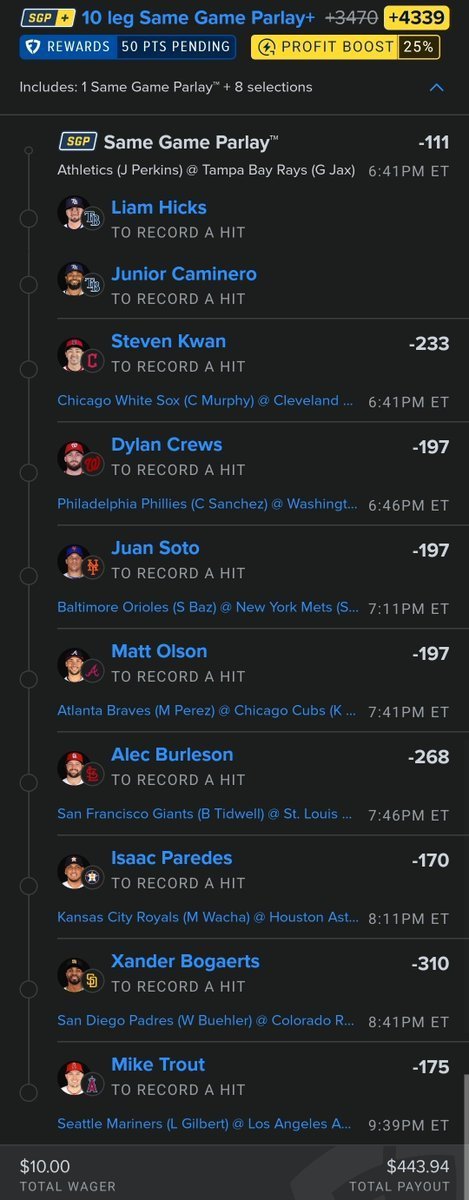 PropHunter33's tweet photo. Hits

DISCORD LINK 🔗 IN BIO IF YOU WANT ACCESS TO ALL MY BEST PLAYS !

https://t.co/UticGV6Usg

#NBA 🏀 | #WNBA | #CBB 🏀 | #NFL 🏈 #PrizePicks 🔐 | #PROPS | #POTD 📋 | #Picks | #MLB ⚾ | #Gambling𝕏 | #Parlay @Playbook https://t.co/A80RyT85ZK