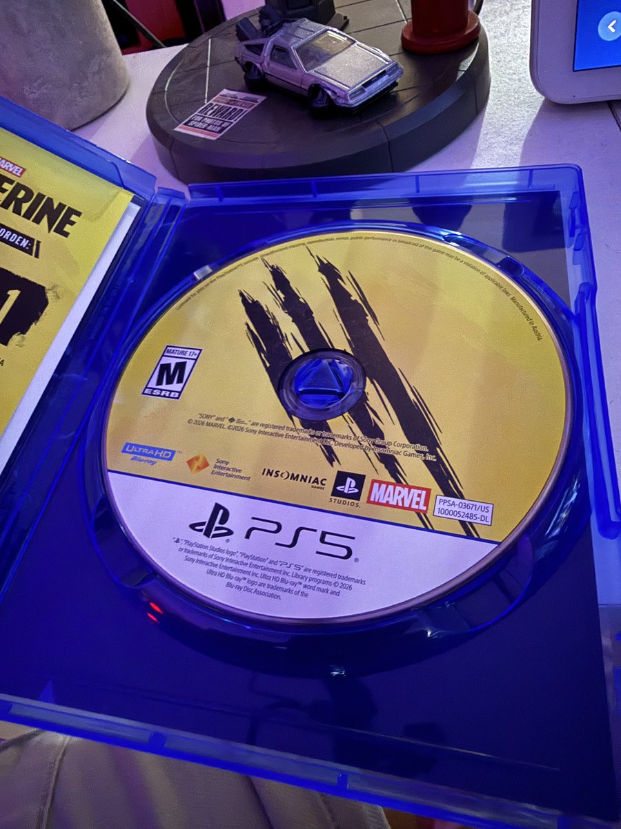 Spideremilio's tweet photo. El último juego de Insomniac Games en formato físico 🫩 https://t.co/TghuiQp3Rq