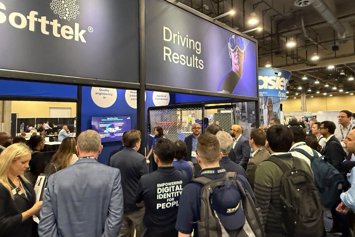 Softtek's tweet photo. A lot to take away from #FTEGlobal 2026 ✈️
3 days in Dallas talking with airlines, airports, and technology leaders about where the industry is headed—from AI-powered reliability engineering to agentic AI with FRIDA.
#TravelTechnology #AgenticAI #Softtek https://t.co/RygRO61Y8h