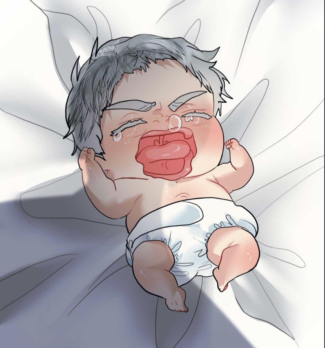 fujoshiime's tweet photo. that is one ugly ass baby omg https://t.co/BaEptDOOgK
