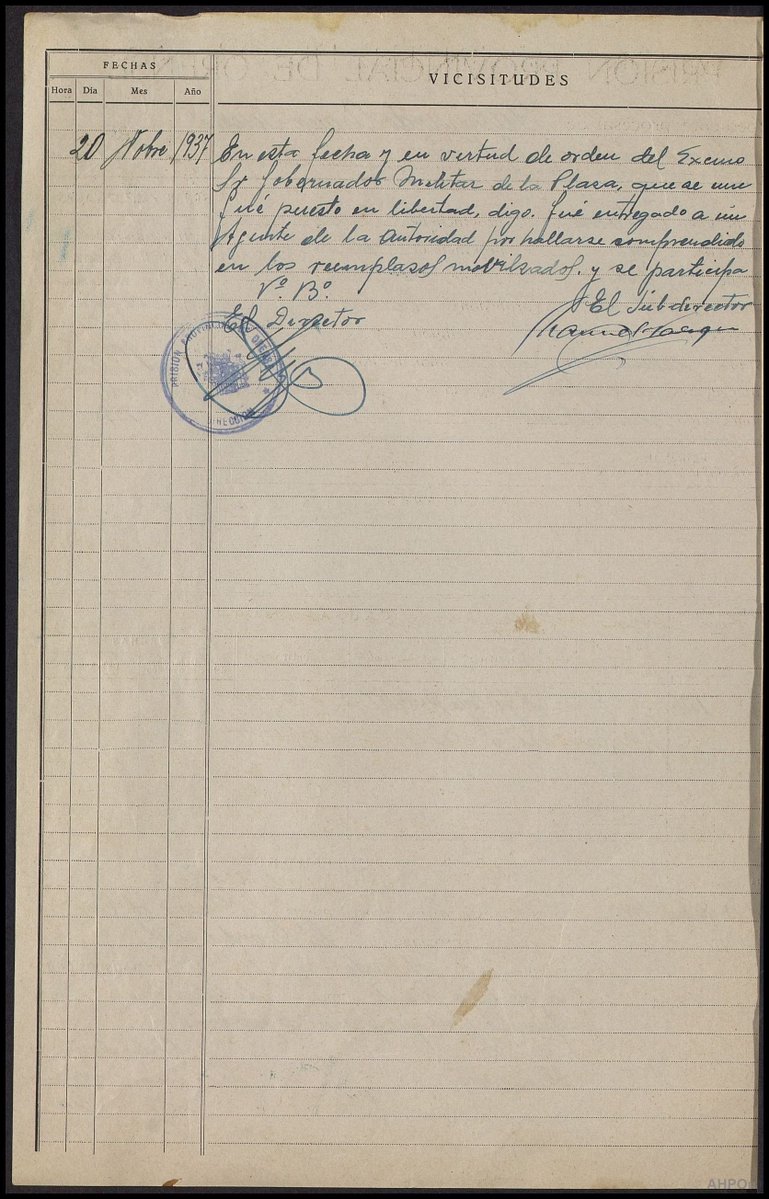 CMHVL1936_'s tweet photo. ℹ️[Informacom importante]
GUMERSINDO ARAÚJO SOUSA 'REQUICHO'
👉Até há meses considerávamos que 15.9.1936 tinha sido executado o jornaleiro e canteiro Gumersindo Araújo Sousa, conhecido como 'Requicho', no km 18 estrada de Ginzo a Cela Nova, no alto do Furriolo, concelho da Bola. https://t.co/Zqsl1iJhqa