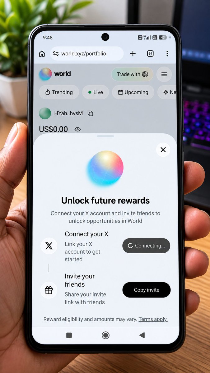 whitelisttakip's tweet photo. Dostlar @world_xyz tekrar aktif oldu.

Trade and earn kısmında future rewards yazıyor. Muhtemelen aktifliğe ödül verecekler.

✅Katılım : https://t.co/4ITHko20VN 

Aynı anda ödül alan olursasa yazsın lütfen. https://t.co/SzMsA9LU5X