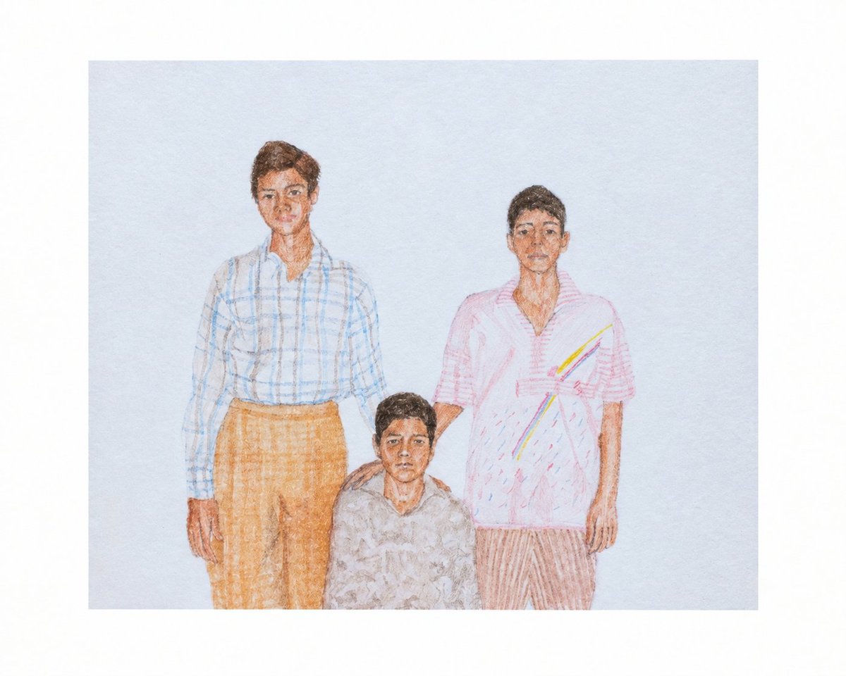 Md_Naim_'s tweet photo. ANUSMARAN | 14 
Three brothers, timeless patterns, and the quiet warmth of growing up together.
miniature watercolor on paper 2.5x3 inch #artwork #MiniaturePainting #anusmaran #IndianArt #WatercolorArt #TraditionalArt #ArtOnx #ArtistonX https://t.co/yWwI7WFy64