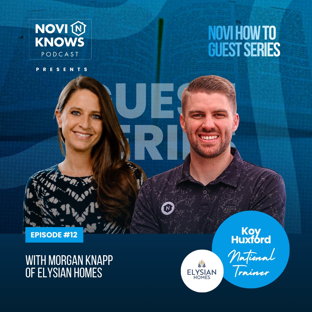 NoviHomeHQ's tweet photo. Join us tomorrow for a conversation with Morgan Knapp of Elysian Homes!

https://t.co/h84LbyPiwb https://t.co/BXrD6C05qP