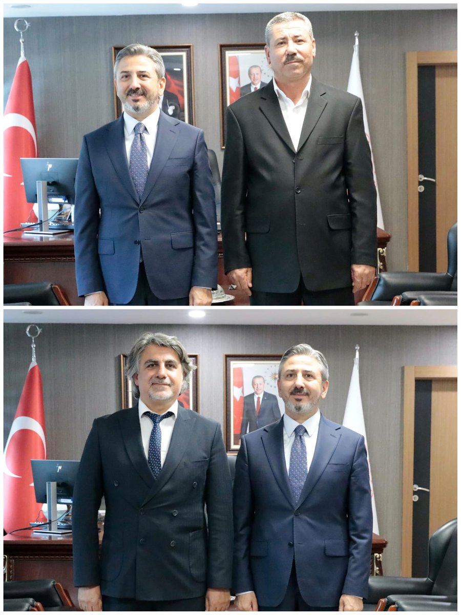 AhmetAYDIN_02's tweet photo. Bakanlığımızda ağırladığımız kıymetli misafirlerimizle bir araya gelerek çalışma hayatından şehirlerimizin gündemine kadar çeşitli konularda değerlendirme ve istişarelerde bulunduk.

Ziyaretleri ve değerli katkıları için kendilerine teşekkür ediyor, çalışmalarında başarılar diliyorum.