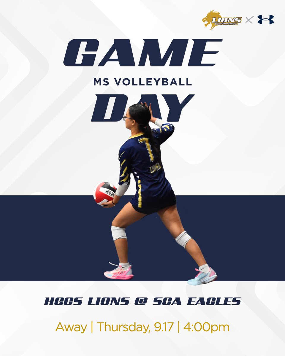 HGCSAthletics's tweet photo. .
Game Day!
.
Your Lions compete at home and away this afternoon!
.
We can't wait to see you soon! Go Lions!
.
#HGCS #HGCSLions #LionNation #HickoryGroveChristian
. https://t.co/EcB3ByYvQi