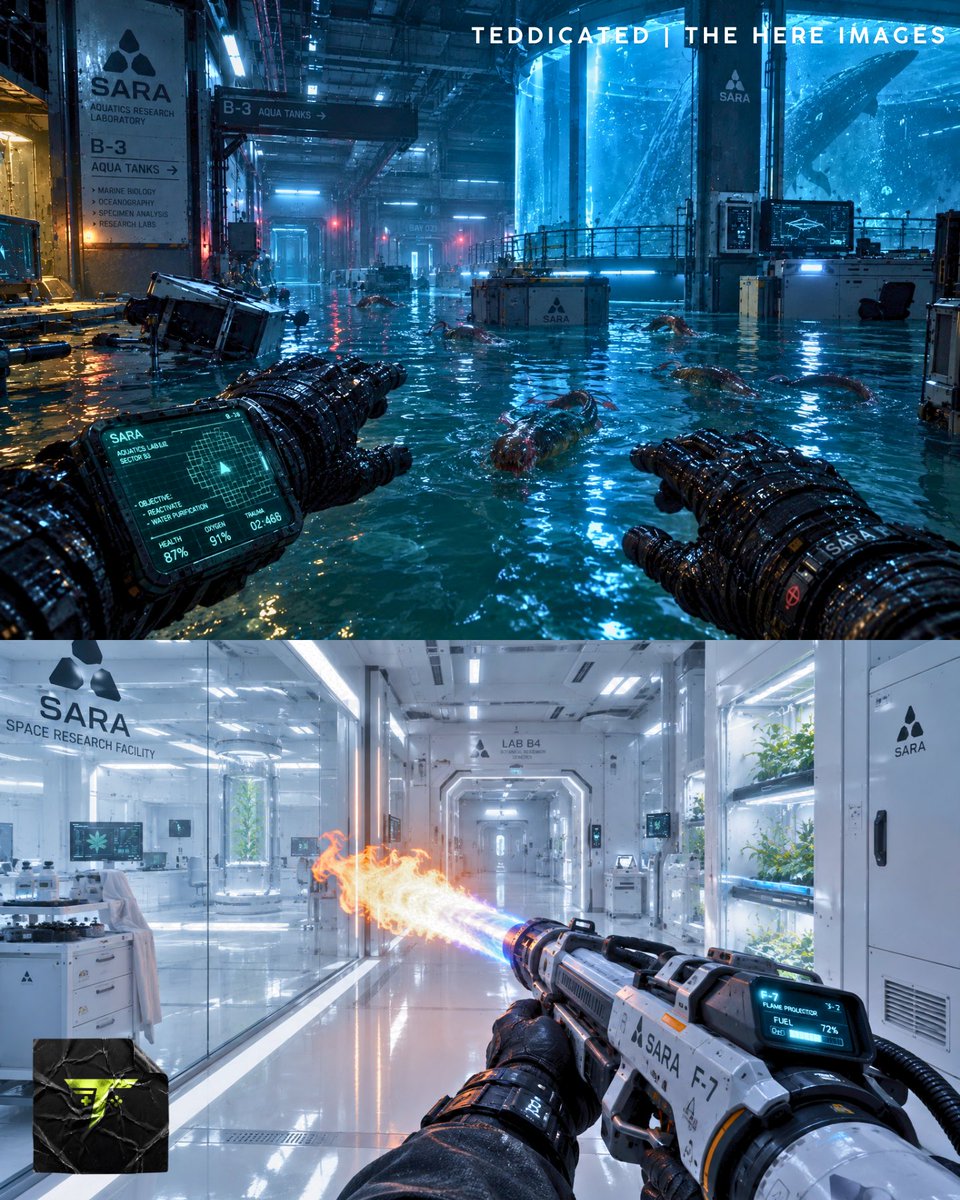 Teddicated's tweet photo. A brand-new look at @Studio_SURVIVE highly anticipated first-person sci-fi nightmare, THE HERE, has just surfaced.

#TheHERE #StudioSurvive #SurvivalHorror #PS5Pro #UnrealEngine5 #IndieDev #SciFiHorror #GamingNews #NextGenGaming #HorrorCommunity https://t.co/G2LFNQkN4B