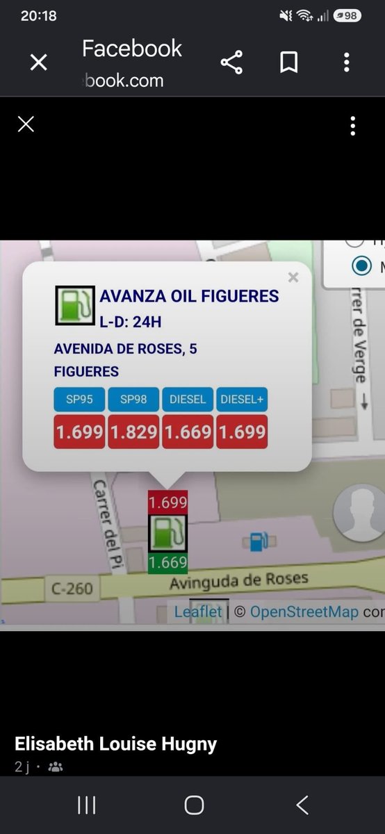 IGoutille's tweet photo. @TBT9_W9 Voici le prix du carburant en Espagne ! https://t.co/QpdTHF2Q2i