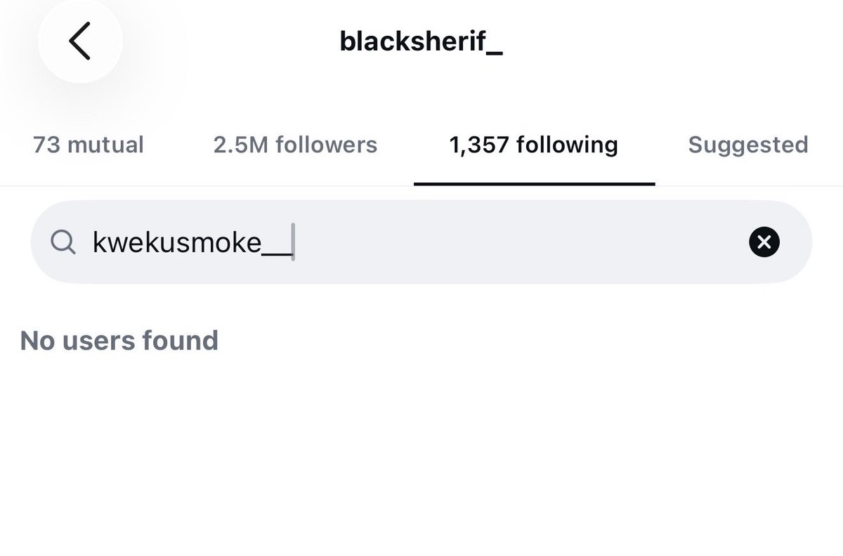 ProsperByk's tweet photo. But why has Black Sherif unfollowed Kweku Smoke on Instagram?

he be emotional like that?? https://t.co/RWhXbnDAMb