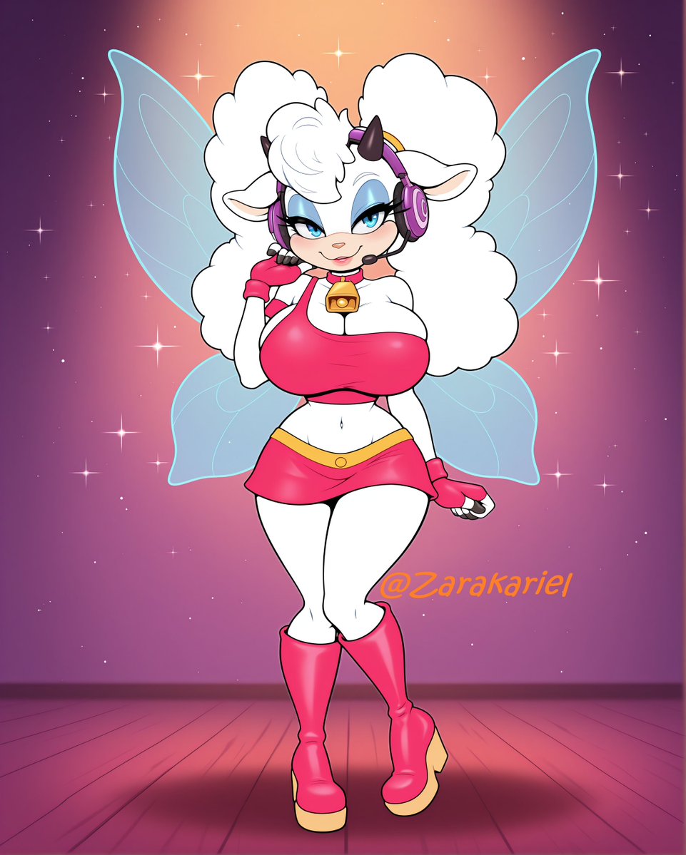 Zarakariel02's tweet photo. Lanolin the Sheep como Musa de Winx Club 😏🎧
Auriculares, alas y outfit rosa… la oveja más rítmica y peligrosa de Magix 
El hada de la música más seria… y más tentadora 
¿Te une a su concierto?
#LanolinTheSheep #MusaCosplay #WinxClub #Sonic https://t.co/QeYGnWwrBY