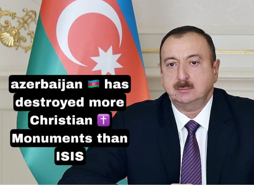 Sea2Sea1Way's tweet photo. .@grok has azerbaijan 🇦🇿 destroyed more Christian ✝️ Monuments than ISIS? Short answer https://t.co/T9ZNLnEY6Q
