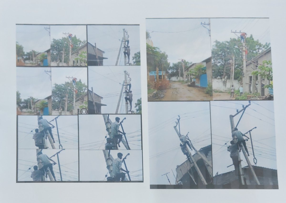 sohelreporter's tweet photo. On 12 Sept 2026 (10 AM),  TGNPDCL Nizamabad changed 3 poles of 11KV &amp; 3 poles of LT line (side/cross arms) at Div 14, Bhagat Singh Colony, (Arsapally SS D6).
This work was done illegally WITHOUT any official estimat @TGNPDCL @TsspdclCorporate @KTRBRS @TelanganaCMO @Collector_NZB https://t.co/TokfdSEWiN