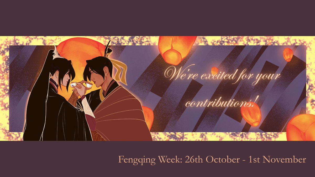 FengQingHub's tweet photo. We are excited to see what you'll create!!

Save the date:

26th 🅾︎🅲︎🆃︎🅾︎🅱︎🅴︎🆁︎ - 1st 🅽︎🅾︎🆅︎🅴︎🅼︎🅱︎🅴︎🆁︎

If you have questions, feel free to ask✨ https://t.co/syLPUiTJR6