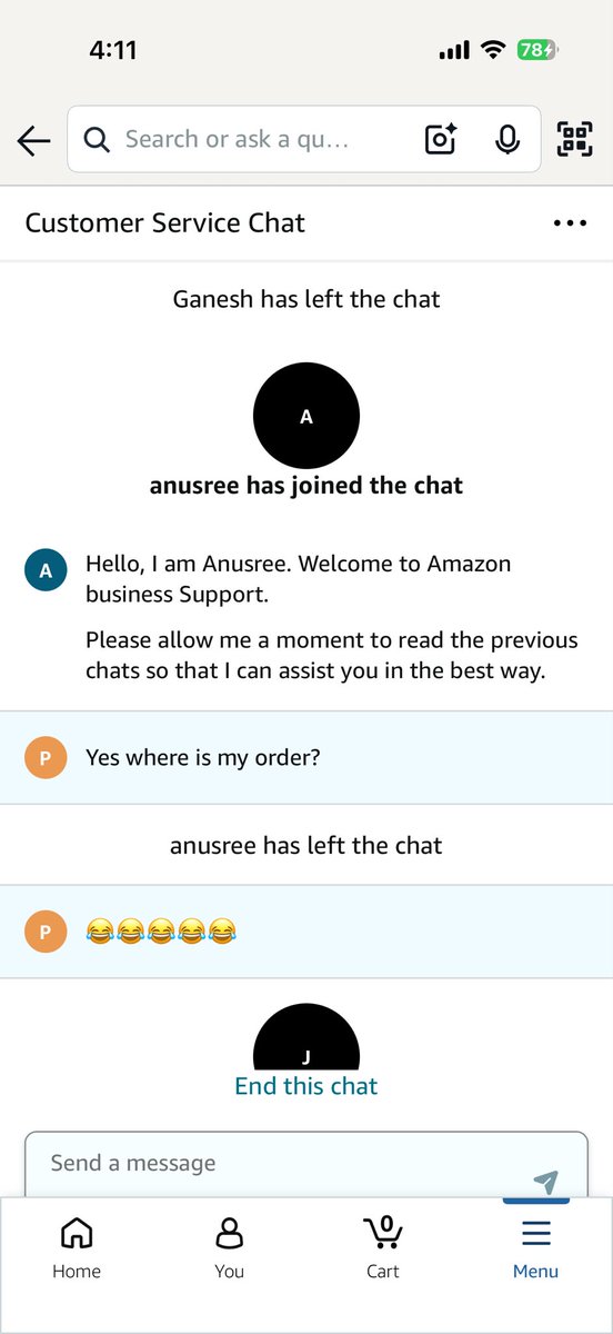 palchheda's tweet photo. @AmazonIN @amazonindia Unacceptable! Order #404-2272956-0784304 was cancelled after 1 week. Reordered 5 pcs under #407-8499622-8785159—only 1 delivered, 4 missing. 15+ agents contacted, still no help. Tracking says “Out for Delivery” daily. 11 days, no resolution. Escalate NOW! https://t.co/a20Tv0fvuI