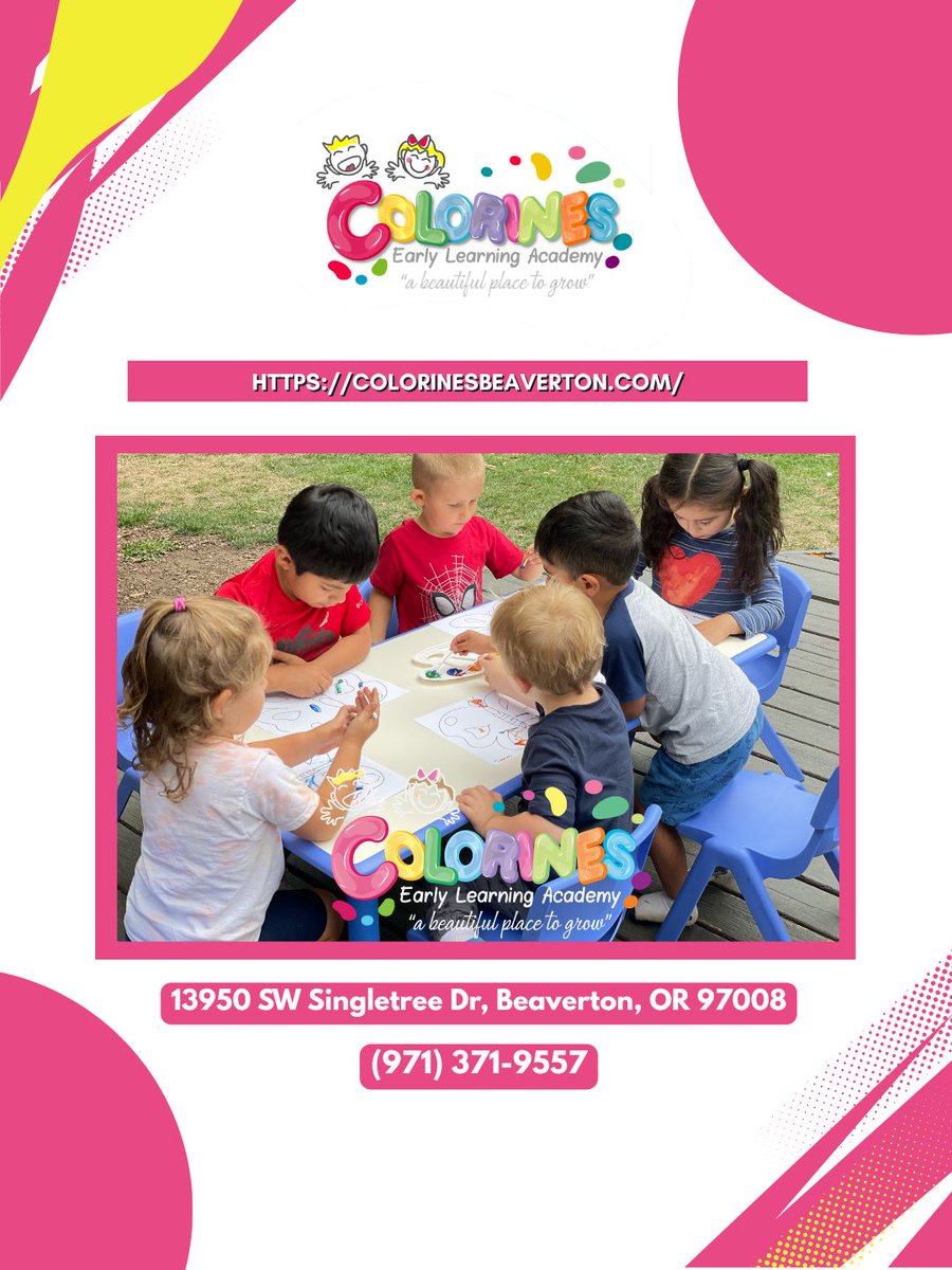 Colorines_learn's tweet photo. Finding a nurturing environment for your growing child brings true peace of mind! Our structured day care provides engaging daily activities and warm support. Schedule a tour on our website today. #DayCare #EarlyLearningCenter
https://t.co/lJrsf8RN1h https://t.co/TD1FZUZEnl