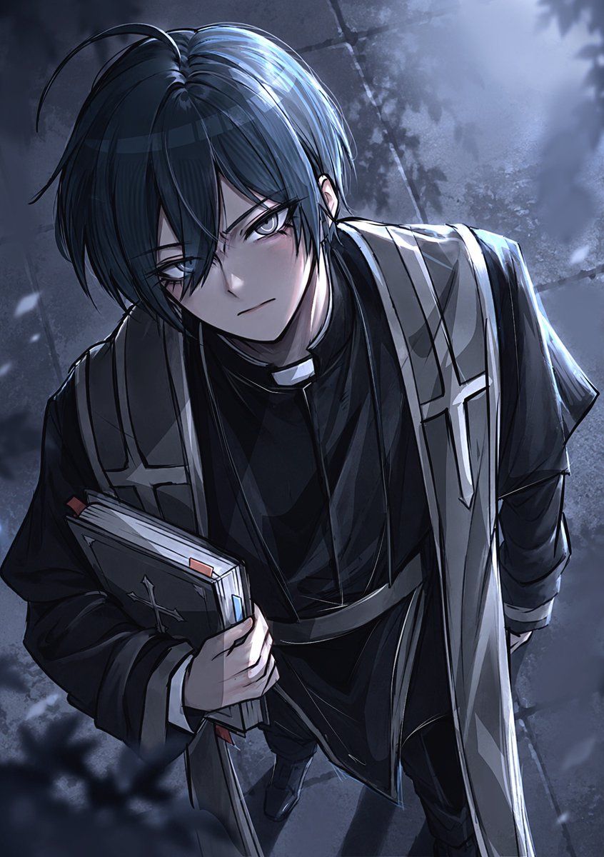 allala130830's tweet photo. #danganronpa 
#ダンガンロンパ
재미로 그린 😈🙏버전이 생각보다 
반응이 있어서...

😈카에데:😜
🙏슈이치:😠 https://t.co/76YKPAW6wc