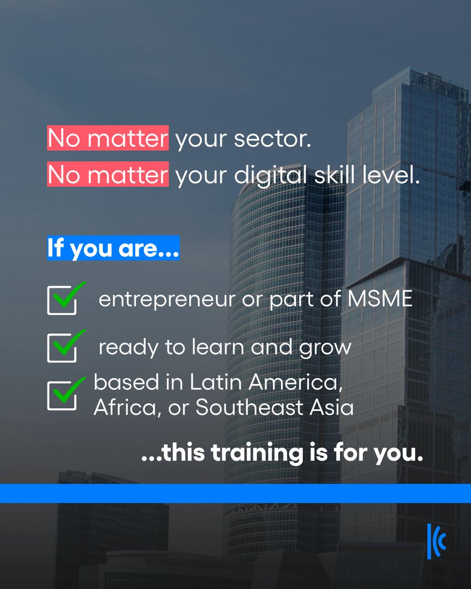 iccwbo's tweet photo. The future of business is digital. 🚀
 
Through Digital Commerce Labs, a programme developed with @TikTokBusiness, we’re helping entrepreneurs and SMEs strengthen their digital presence, reach more customers and grow sustainably through online learning, community events and expert-led sessions.
 
Register here: https://t.co/pj120nWIci