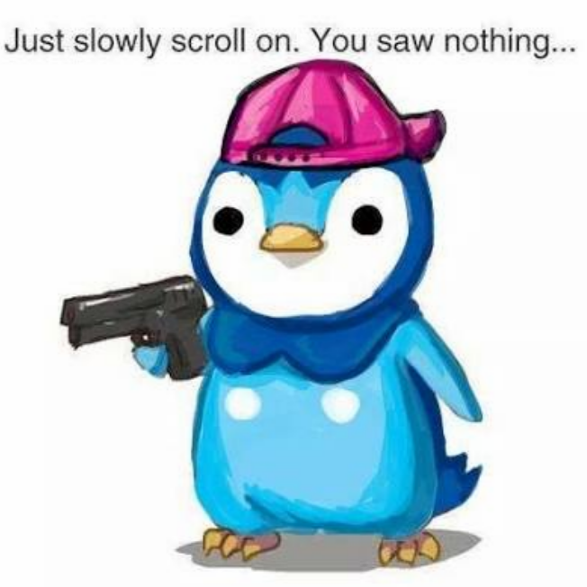 brujonim's tweet photo. @rainyneptune Foi de pinguim cabeçudo? https://t.co/lXpKJGItyF