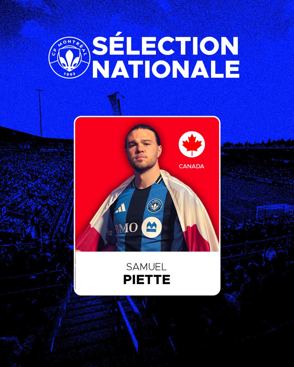 cfmontreal's tweet photo. 🇨🇦 BRAVO SAMUEL 🇨🇦

🗞️ Samuel Piette sélectionné par l’équipe nationale canadienne >> https://t.co/MSLTB8OxNm

🗞️ Samuel Piette selected by the Canadian national team >>> https://t.co/04WUosZ7UZ

#CFMTL https://t.co/87OxbsXqMP