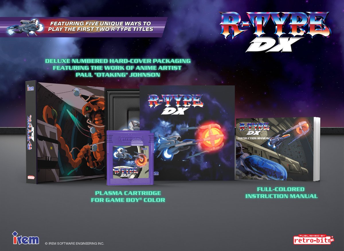 retrocables's tweet photo. Nuevo lanzamiento de @RetroBitGaming  R-type DX para Gameboy y su banda sonora en vinilo y CD https://t.co/TZVkJHfJdD https://t.co/vNgN7EnSxo