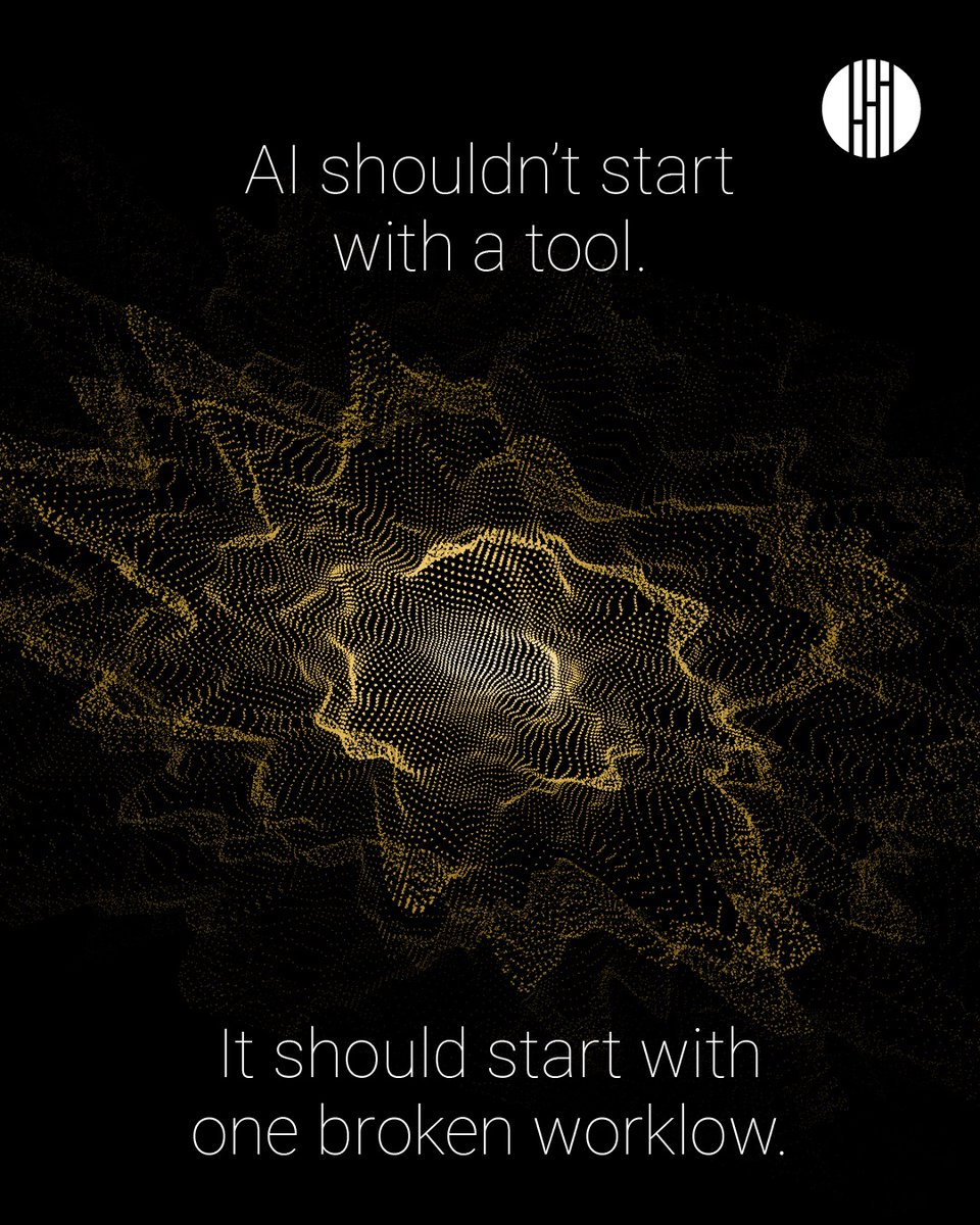 Orchestratorai_'s tweet photo. Most AI conversations start too late.
Start with the workflow that keeps breaking, not the tool.
What is one process your team would gladly stop doing manually?
Comment the workflow your team keeps doing manually.
#OrchestratorAI #AIImplementation #WorkflowAutomation https://t.co/eqGGnehVF7